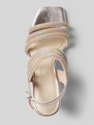 Peek & Cloppenburg Marco TozziSandalette Mit Strasssteinbesatz In Rose Melange