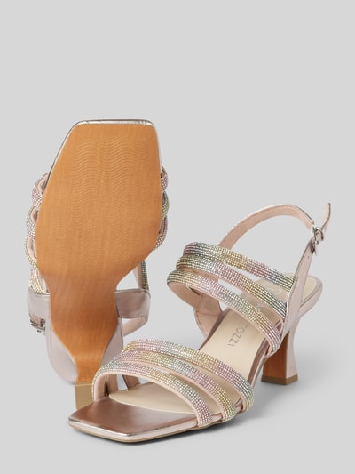 Peek & Cloppenburg Marco TozziSandalette Mit Strasssteinbesatz In Rose Melange