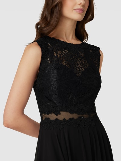 Peek & Cloppenburg MascaraAbendkleid Mit Floralen Stickereien In Black