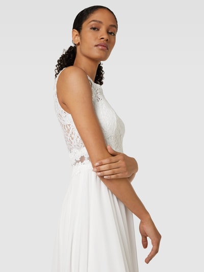 Peek & Cloppenburg MascaraAbendkleid Mit Floralen Stickereien In Offwhite