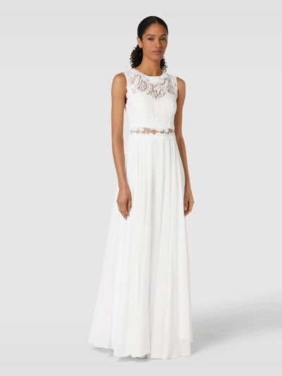 Peek & Cloppenburg MascaraAbendkleid mit floralen Stickereien in offwhite