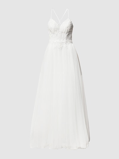 Peek & Cloppenburg MascaraBrautkleid Mit Floralen Stickereien In Offwhite