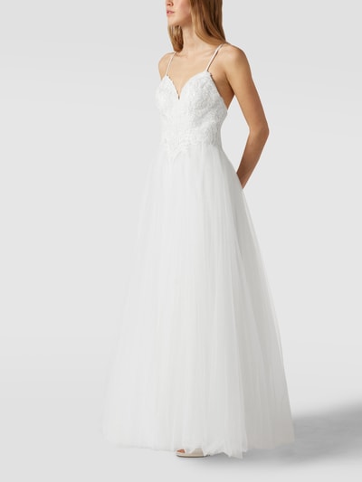 Peek & Cloppenburg MascaraBrautkleid Mit Floralen Stickereien In Offwhite