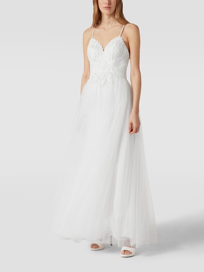 Peek & Cloppenburg MascaraBrautkleid mit floralen Stickereien in offwhite