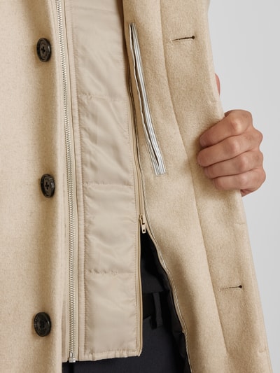 Peek & Cloppenburg MatiniqueMantel Mit Stehkragen Modell 'Harvey' In Beige