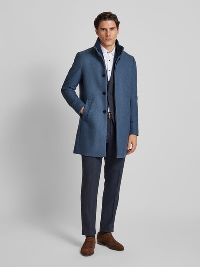 Peek & Cloppenburg MatiniqueMantel mit Stehkragen Modell 'Harvey' in bleu