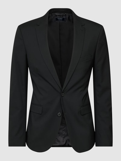 Peek & Cloppenburg MCNEAL2-Knopf-Sakko Mit Brustleistentaschen In Black