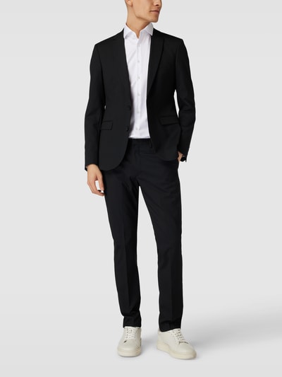 Peek & Cloppenburg MCNEAL2-Knopf-Sakko Mit Brustleistentaschen In Black