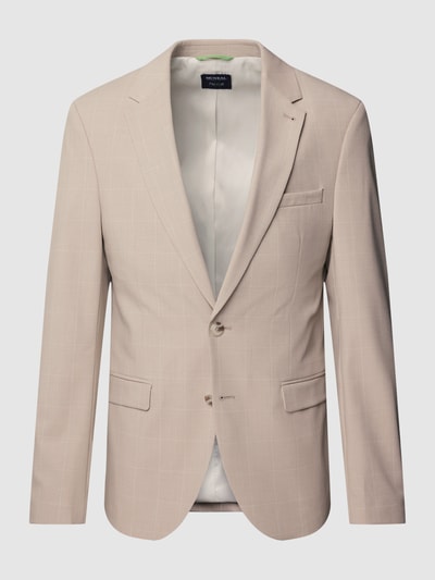 Peek & Cloppenburg MCNEAL2-Knopf-Sakko Mit Karomuster In Beige