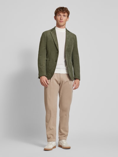 Peek & Cloppenburg MCNEAL2-Knopf-Sakko mit Reverskragen in oliv