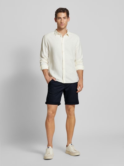 Peek & Cloppenburg MCNEALBermudas mit französischen Eingrifftaschen in marine