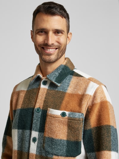 Peek & Cloppenburg MCNEALHemdjacke Mit Haifischkragen In Bottle