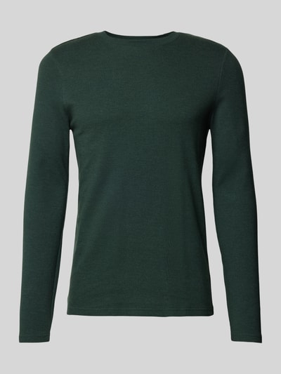 Peek & Cloppenburg MCNEALLongsleeve Mit Geripptem Rundhalsausschnitt In Bottle Melange