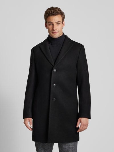 Peek & Cloppenburg MCNEALMantel Mit Reverskragen In Black