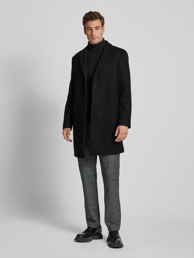 Peek & Cloppenburg MCNEALMantel mit Reverskragen in black