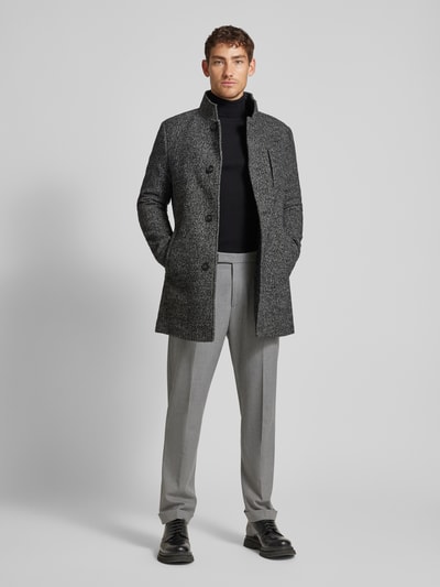 Peek & Cloppenburg MCNEALMantel mit Stehkragen in anthrazit
