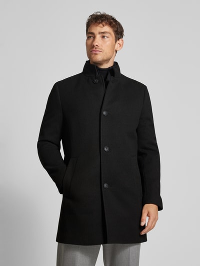 Peek & Cloppenburg MCNEALMantel Mit Stehkragen In Black