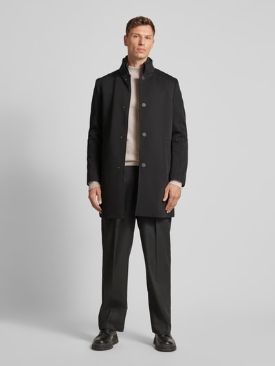 Peek & Cloppenburg MCNEALMantel mit Stehkragen in black