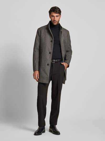 Peek & Cloppenburg MCNEALMantel mit Stehkragen in hellgrau