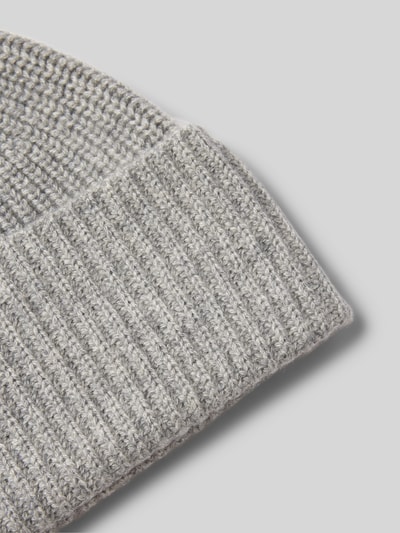 Peek & Cloppenburg MCNEALMütze Aus Reinem Kaschmir Mit Label-Detail In Hellgrau Melange