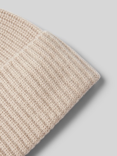 Peek & Cloppenburg MCNEALMütze Aus Reinem Kaschmir Mit Label-Detail In Sand Melange