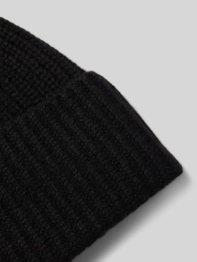 Peek & Cloppenburg MCNEALMütze Aus Reinem Kaschmir Mit Label-Detail In Black