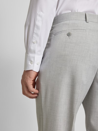 Peek & Cloppenburg MCNEALRegular Fit Anzughose Mit Bundfalten In Hellgrau