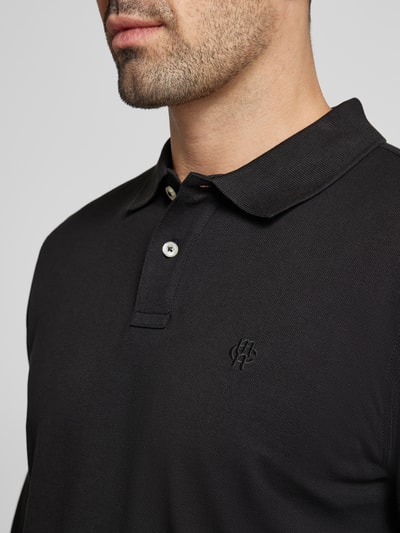 Peek & Cloppenburg MCNEALRegular Fit Poloshirt Mit Label-Stitching In Black