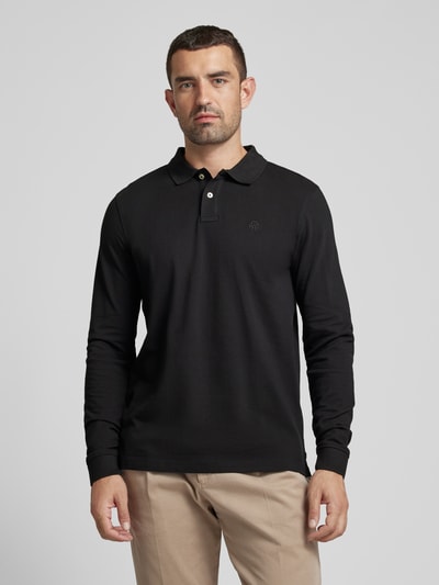Peek & Cloppenburg MCNEALRegular Fit Poloshirt Mit Label-Stitching In Black