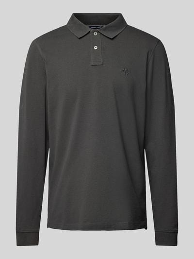 Peek & Cloppenburg MCNEALRegular Fit Poloshirt Mit Label-Stitching In Dunkelgrau
