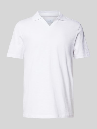 Peek & Cloppenburg MCNEALRegular Fit Poloshirt Mit V-Ausschnitt In Weiss