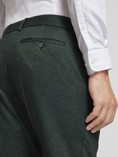 Peek & Cloppenburg MCNEALRegular Fit Stoffhose Mit Bügelfalten In Dunkelgruen