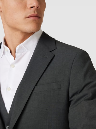 Peek & Cloppenburg MCNEALSlim Fit 2-Knopf-Sakko Mit Pattentaschen In Anthrazit