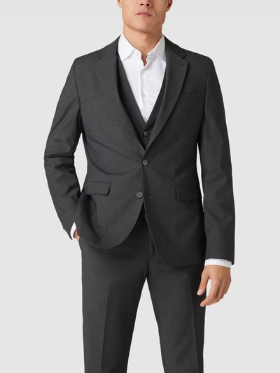 Peek & Cloppenburg MCNEALSlim Fit 2-Knopf-Sakko Mit Pattentaschen In Anthrazit