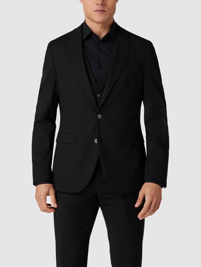 Peek & Cloppenburg MCNEALSlim Fit 2-Knopf-Sakko Mit Pattentaschen In Black