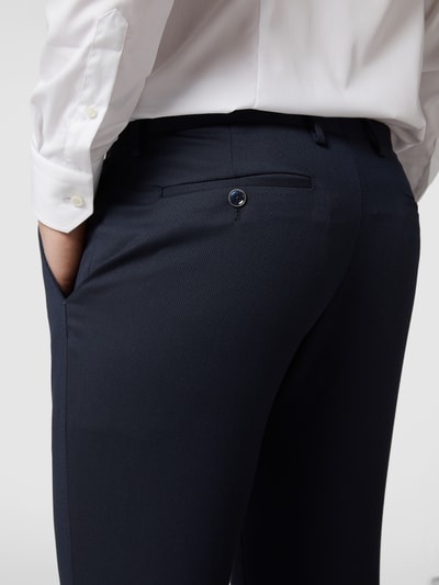 Peek & Cloppenburg MCNEALSlim Fit Business-Hose Mit Webmuster In Marine