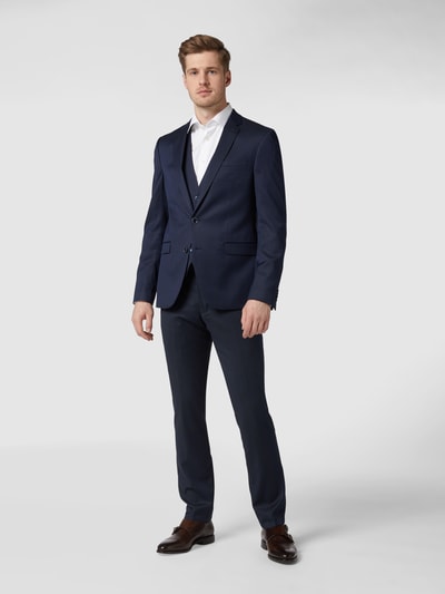 Peek & Cloppenburg MCNEALSlim Fit Business-Hose mit Webmuster in marine