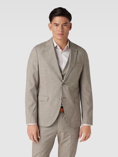 Peek & Cloppenburg MCNEALSlim Fit Sakko Mit Reverskragen In Hellbraun