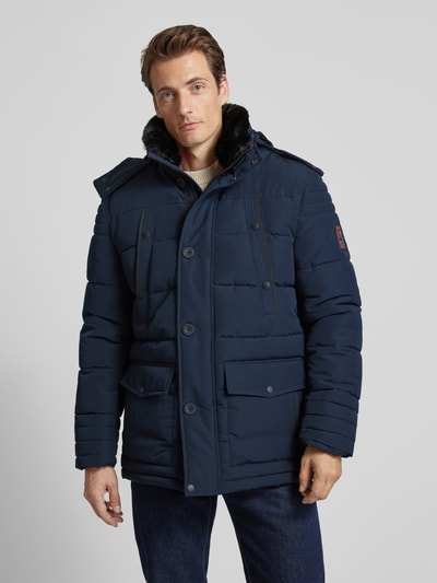 Peek & Cloppenburg MCNEALSteppjacke Mit Label-Detail In Marine