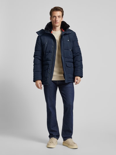 Peek & Cloppenburg MCNEALSteppjacke mit Label-Detail in marine