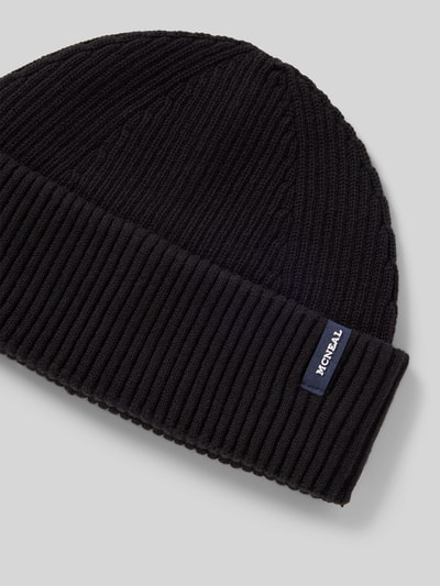 Peek & Cloppenburg MCNEALStrickmütze Mit Label-Detail In Black
