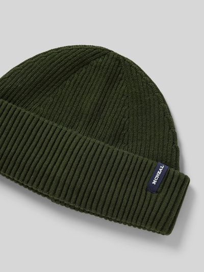 Peek & Cloppenburg MCNEALStrickmütze Mit Label-Detail In Dunkelgruen