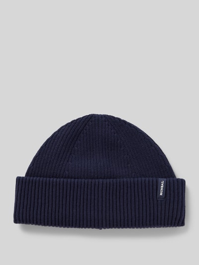 Peek & Cloppenburg MCNEALStrickmütze mit Label-Detail in marine