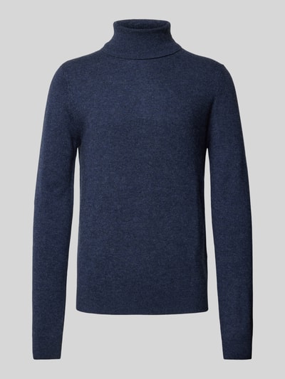 Peek & Cloppenburg MCNEALStrickpullover Mit Rollkragen In Dunkelblau Melange