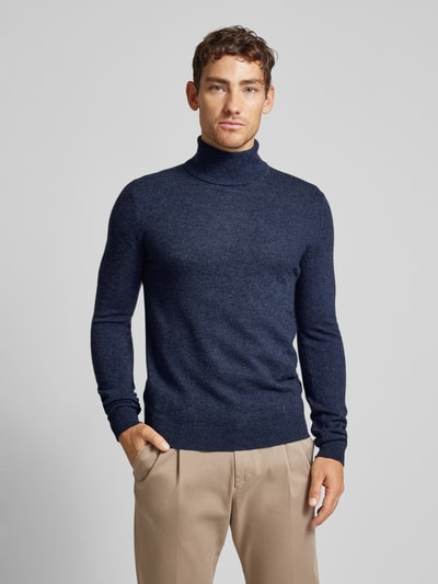 Peek & Cloppenburg MCNEALStrickpullover Mit Rollkragen In Dunkelblau Melange