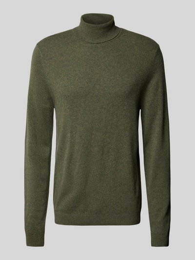 Peek & Cloppenburg MCNEALStrickpullover Mit Rollkragen In Khaki Melange