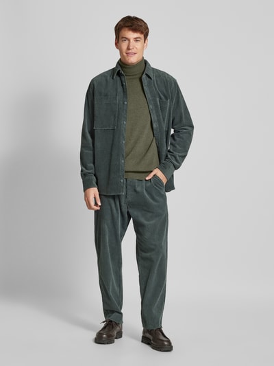 Peek & Cloppenburg MCNEALStrickpullover mit Rollkragen in khaki melange