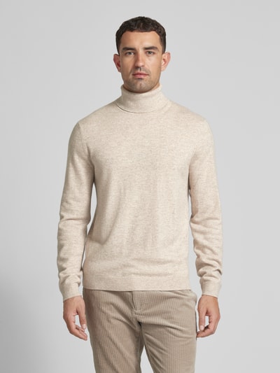 Peek & Cloppenburg MCNEALStrickpullover Mit Rollkragen In Kitt Melange
