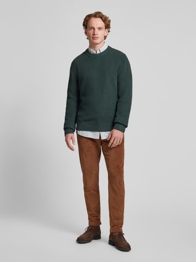 Peek & Cloppenburg MCNEALStrickpullover mit Rundhalsausschnitt in bottle