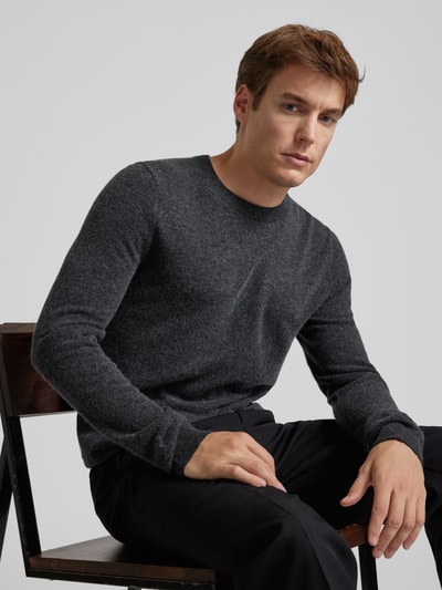 Peek & Cloppenburg MCNEALStrickpullover Mit Rundhalsausschnitt In Dunkelgrau Melange